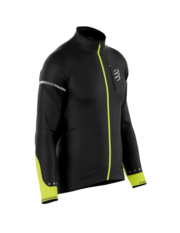 Hurricane Windproof Jacket Flash M - Black / Fluo Yellow