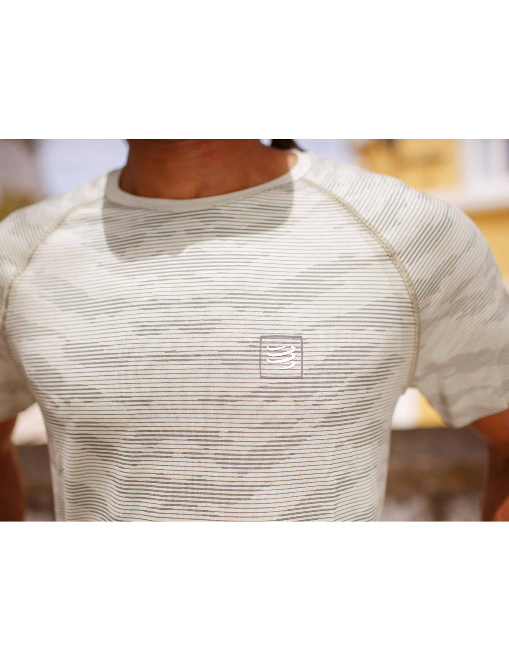 Training SS Tshirt Camo Stripe SLATE GREEN
