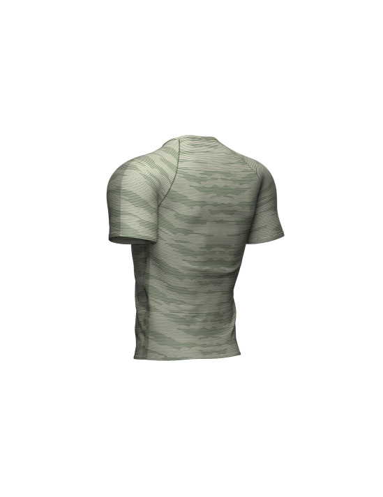 Training SS Tshirt Camo Stripe - Slate Green