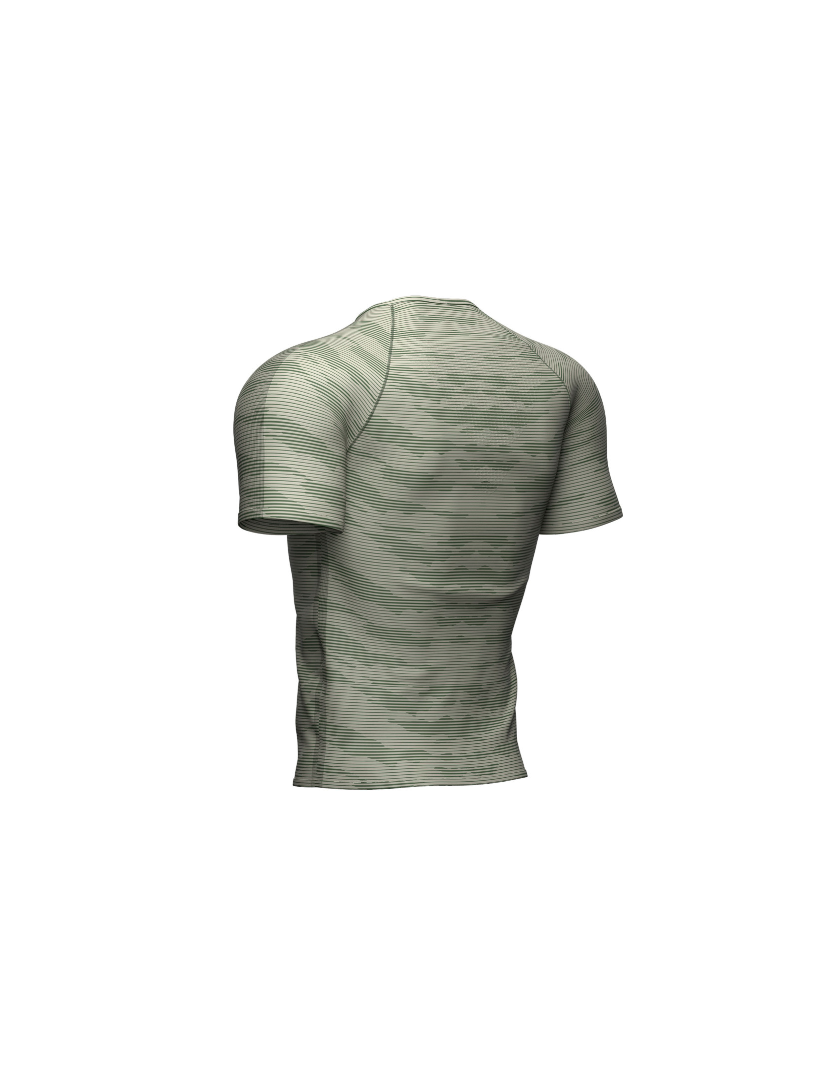 Training SS Tshirt Camo Stripe - Slate Green