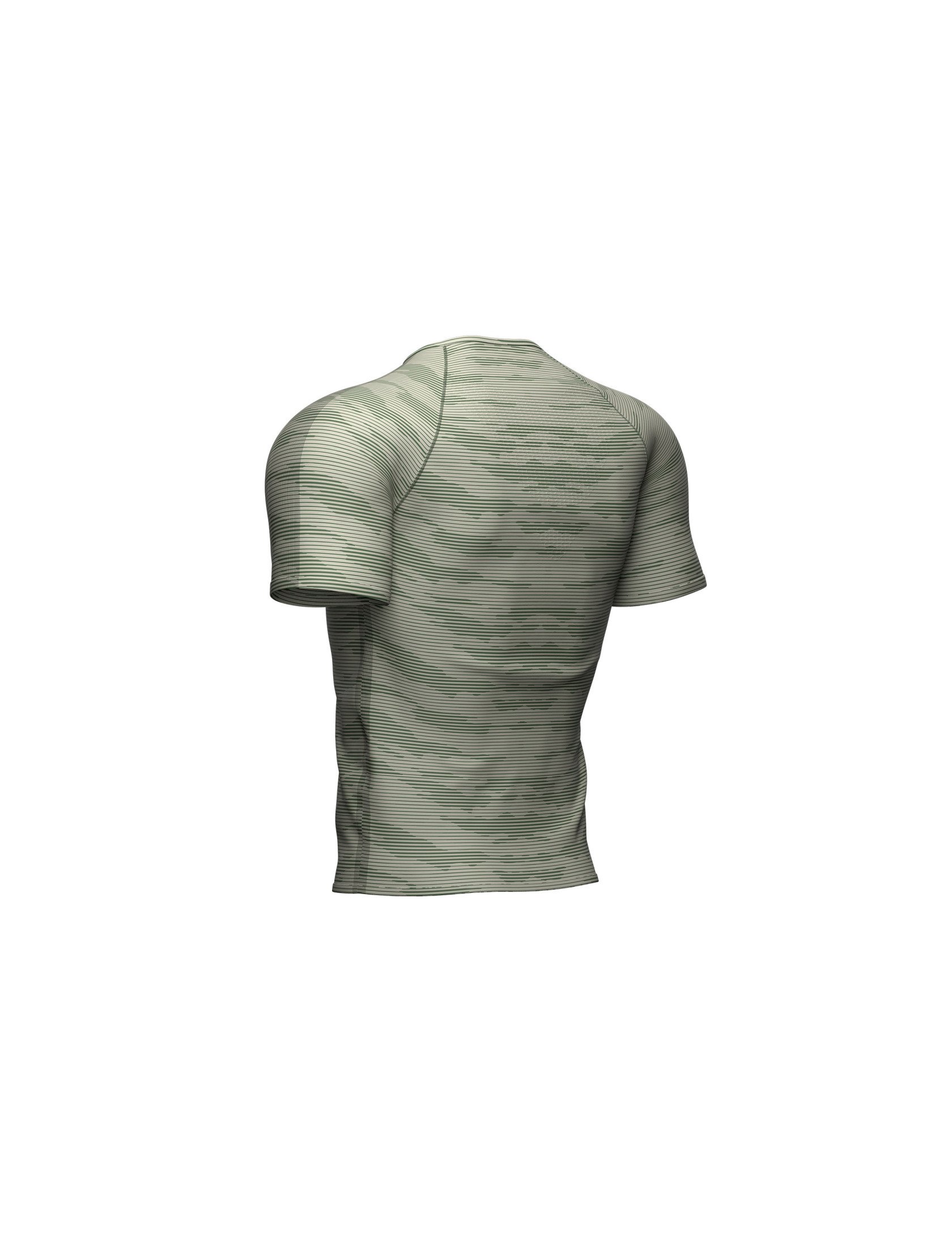 Training SS Tshirt Camo Stripe - Slate Green