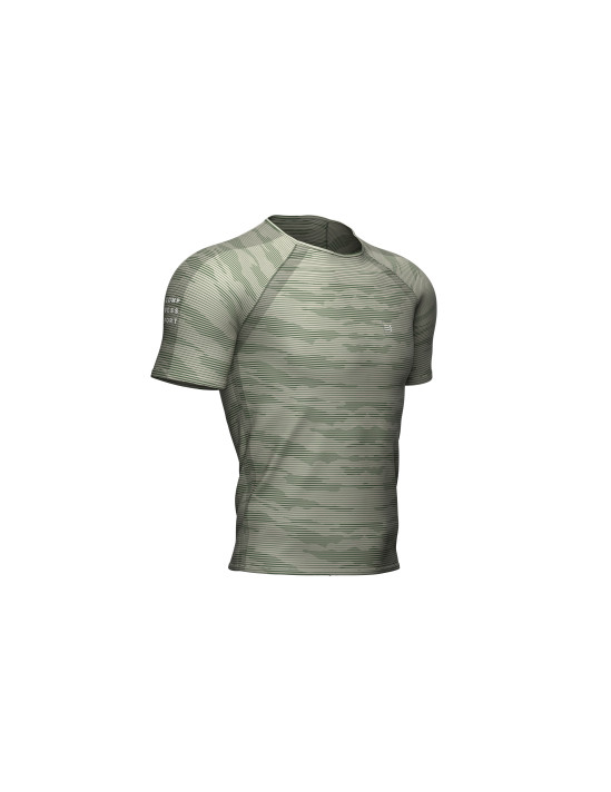 Training SS Tshirt Camo Stripe - Slate Green