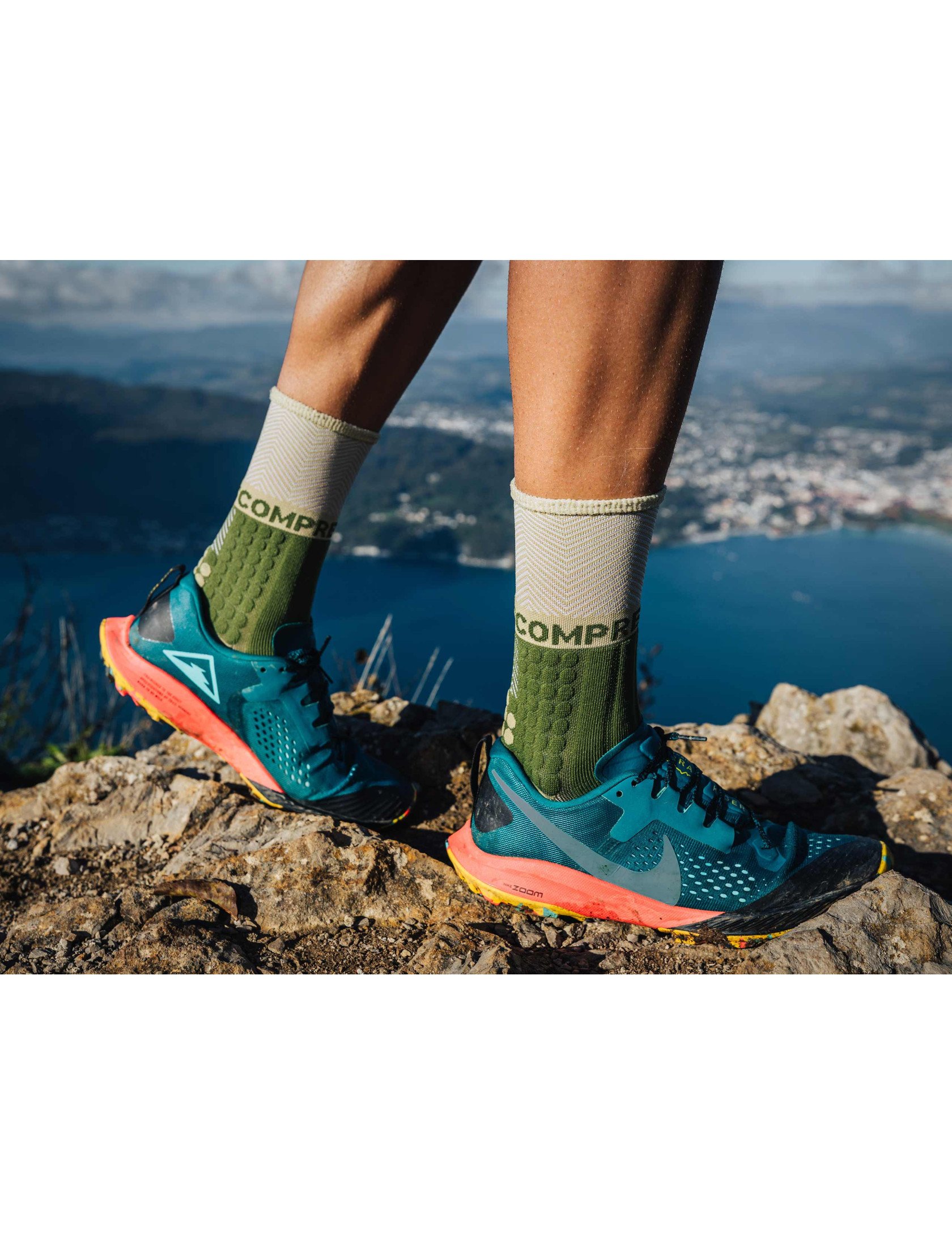 Pro Racing Socks Winter Trail - Dusty Olive