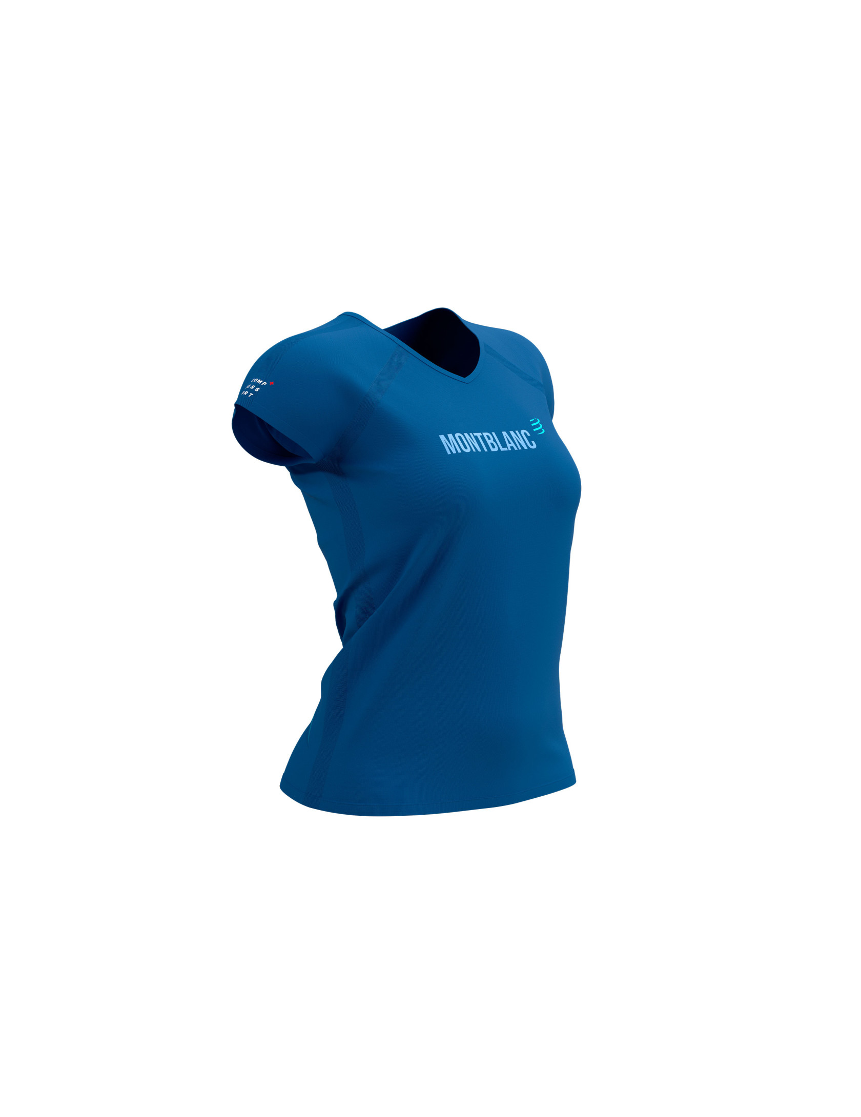 Training Tshirt SS W - Mont Blanc 2021 BLUE