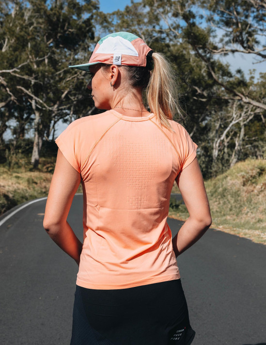 Training SS Tshirt W - Papaya punch