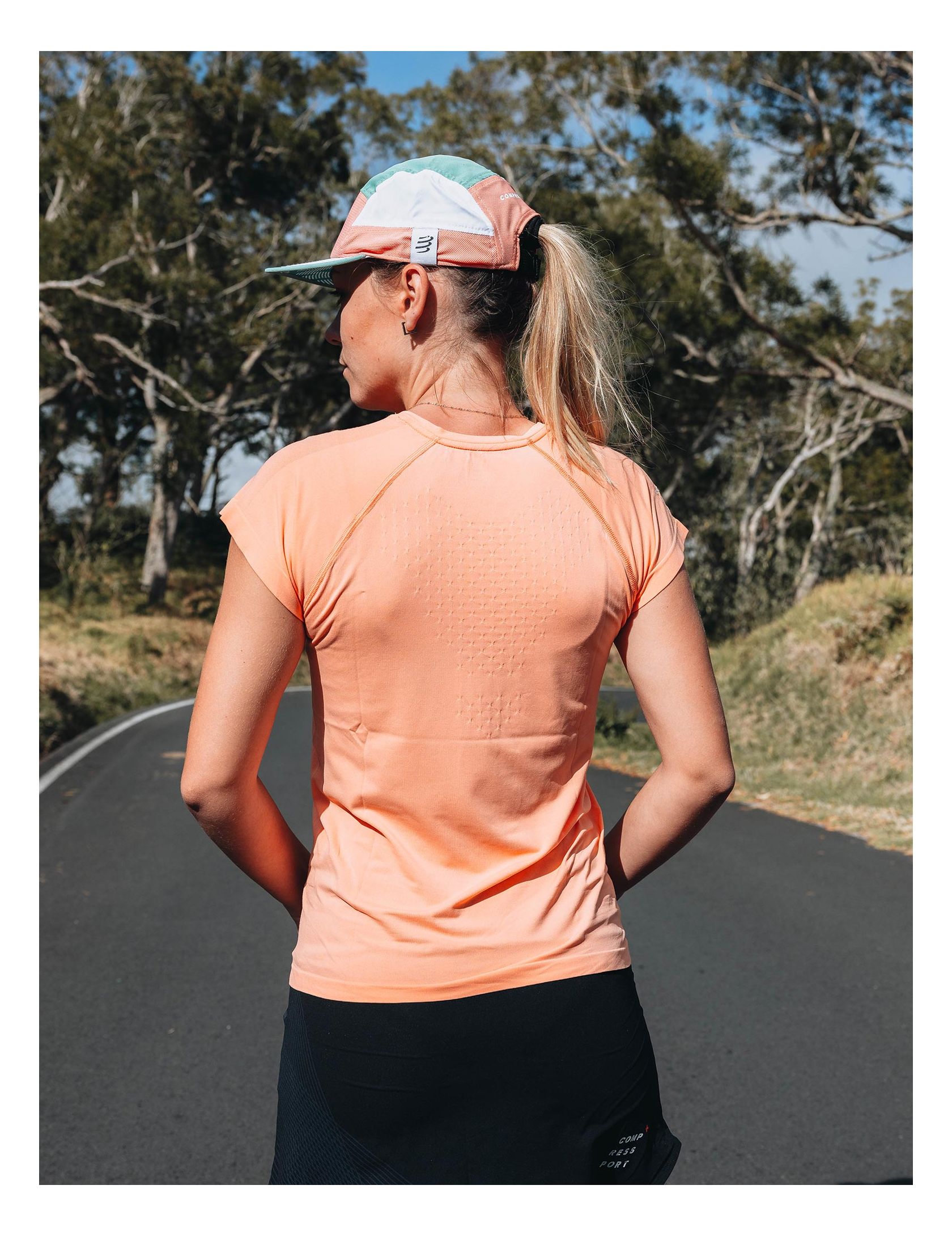 Training SS Tshirt W - Papaya punch