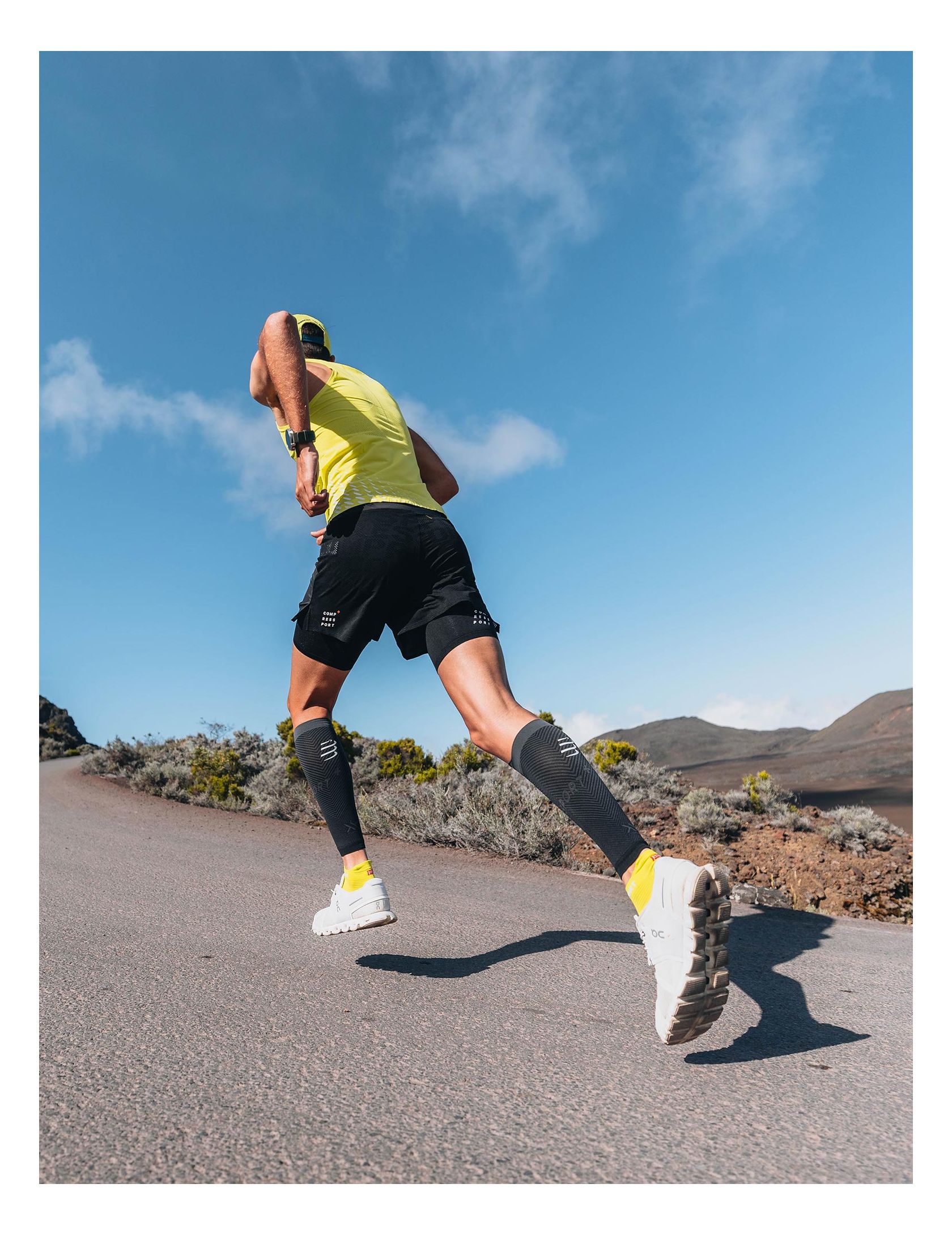 Pro Racing Singlet M EVENING PRIMROSE/WHITE
