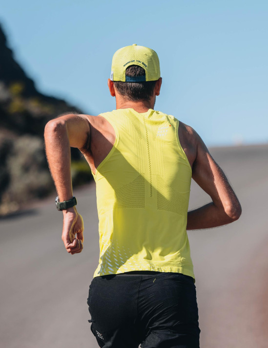 Pro Racing Singlet M EVENING PRIMROSE/WHITE