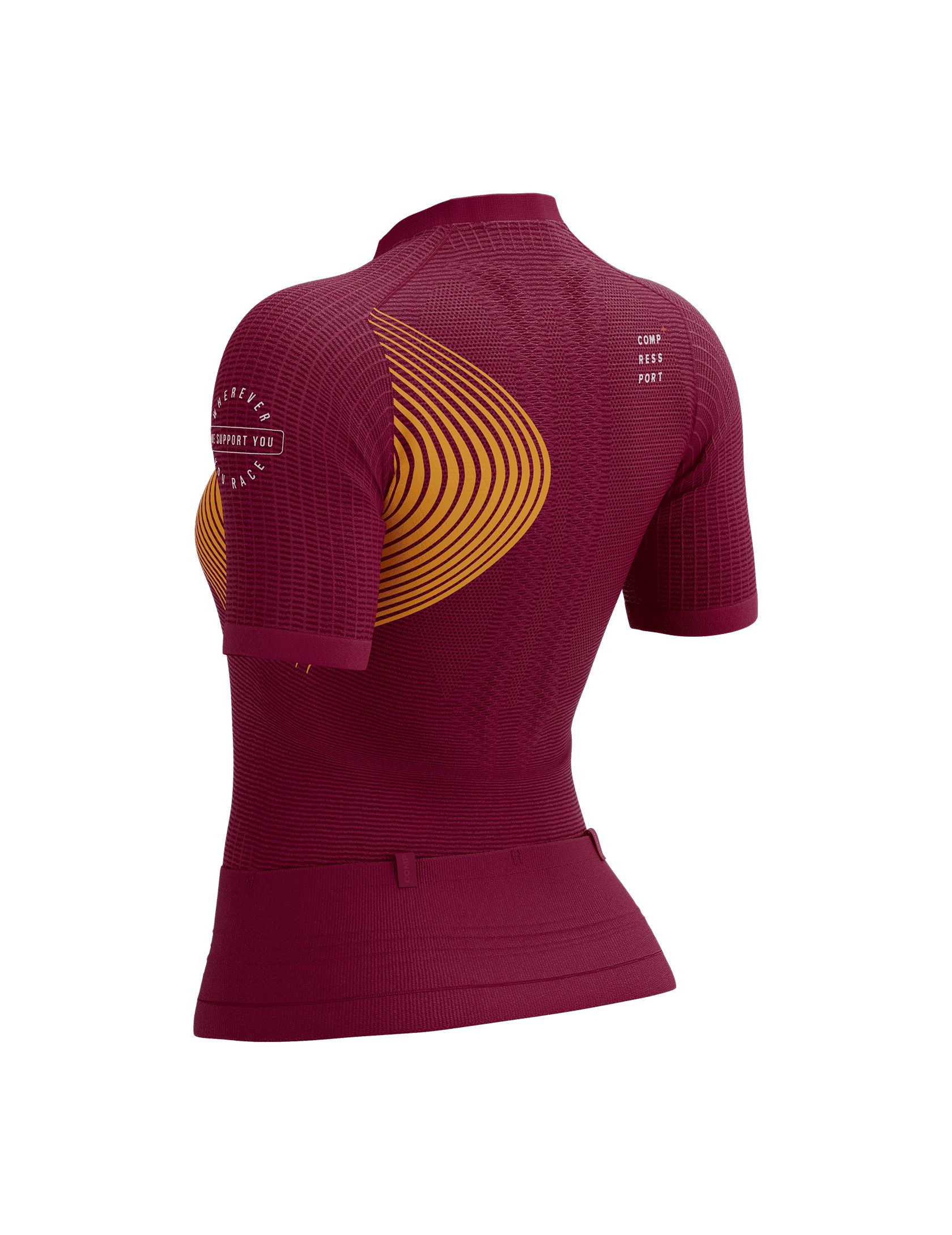Trail Postural SS Top W PERSIAN RED/BLAZING ORANGE