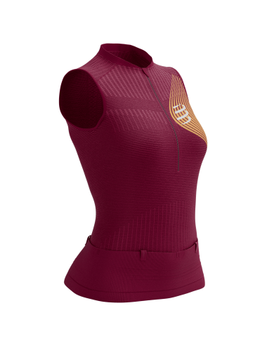 Trail Postural Tank Top W - Persian Red