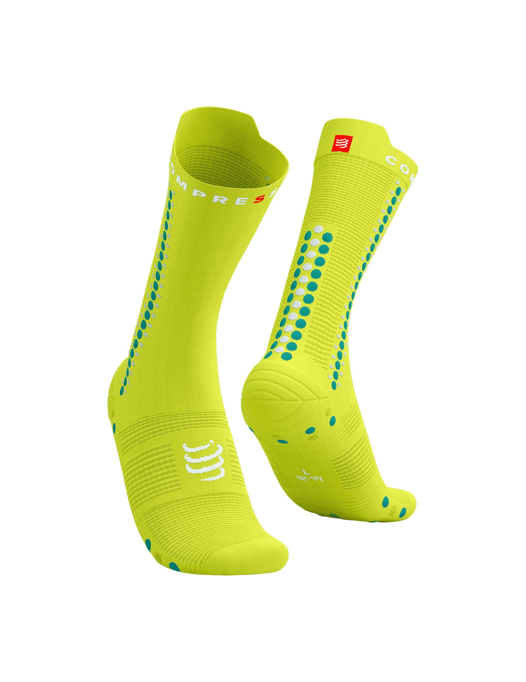 Pro Racing Socks v4.0 Bike PRIMROSE/COLUMBIA