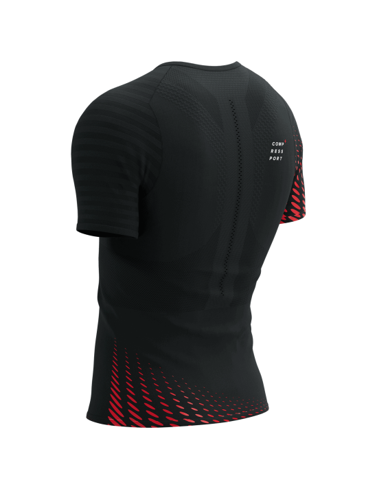 Racing SS Tshirt M BLACK/HIGH RISK RED