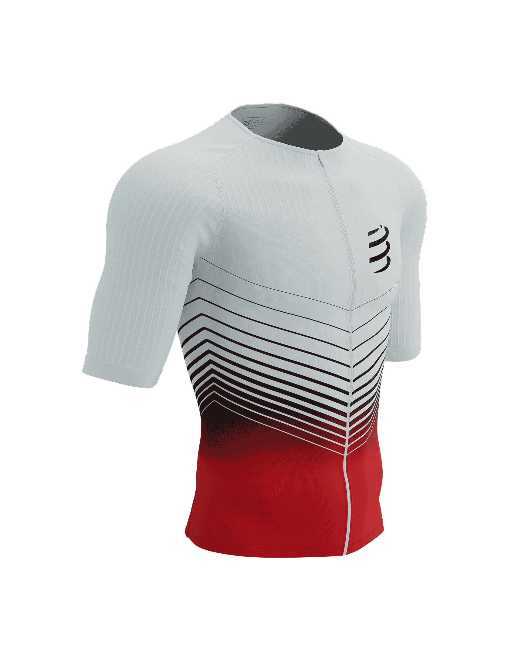 Tri Postural Aero SS Top M WHITE/RED