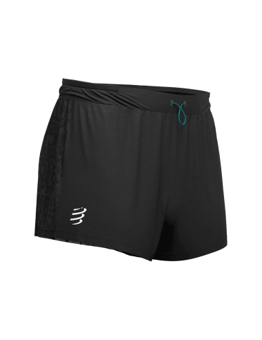 Pantalón corto Racing Split negro