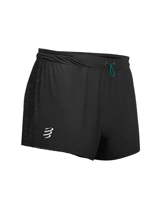 Pantalón corto Racing Split negro