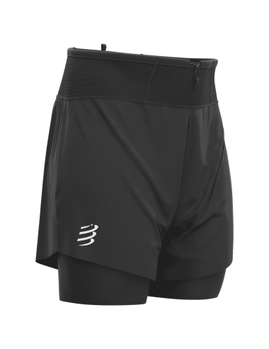 Short 2-in-1 da trail neri