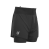 Short 2-in-1 da trail neri