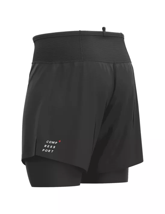 Short 2-in-1 da trail neri