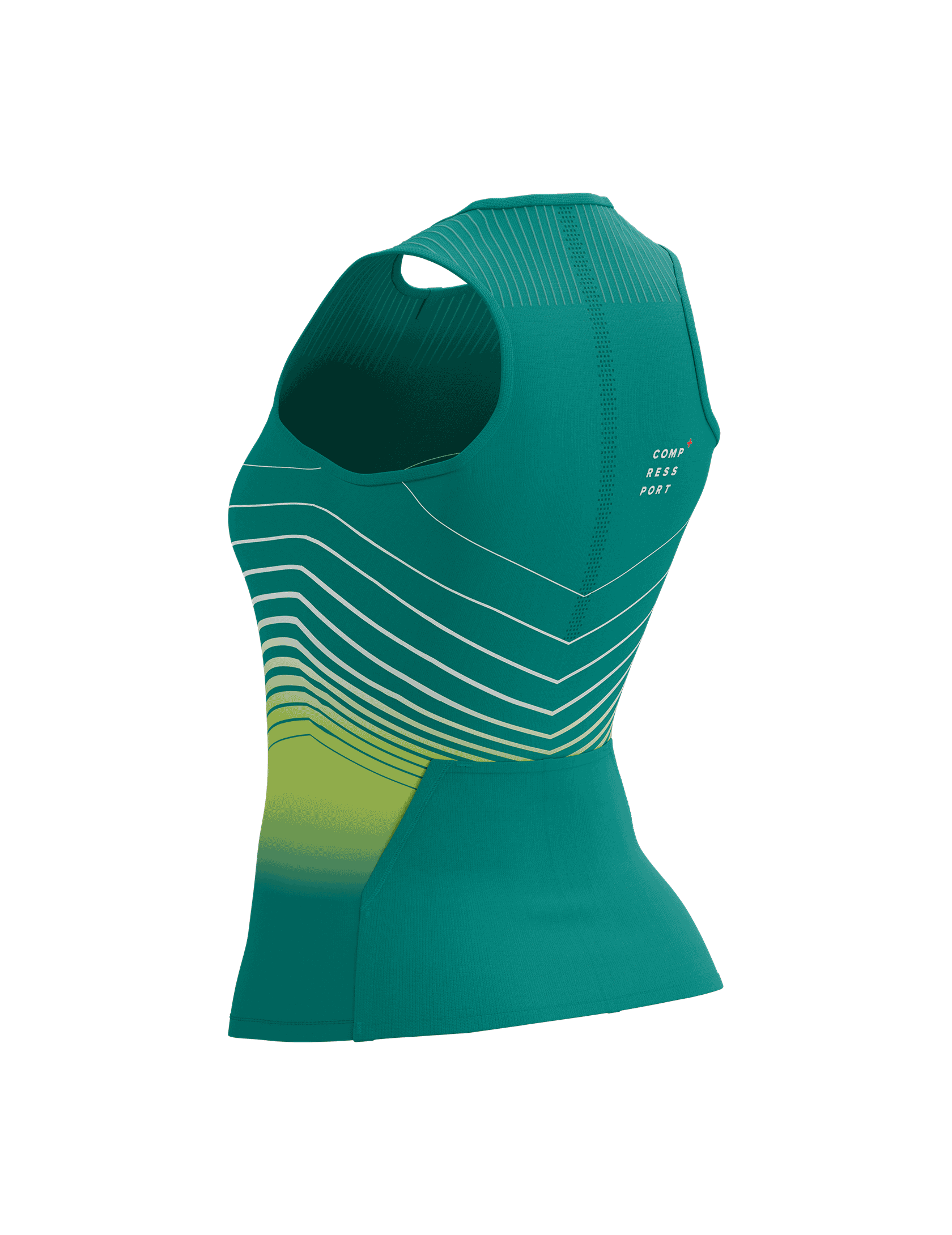 Tri Postural Aero Tank Top W - Green