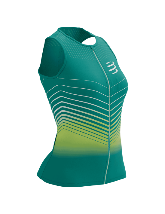Tri Postural Aero Tank Top W - Green