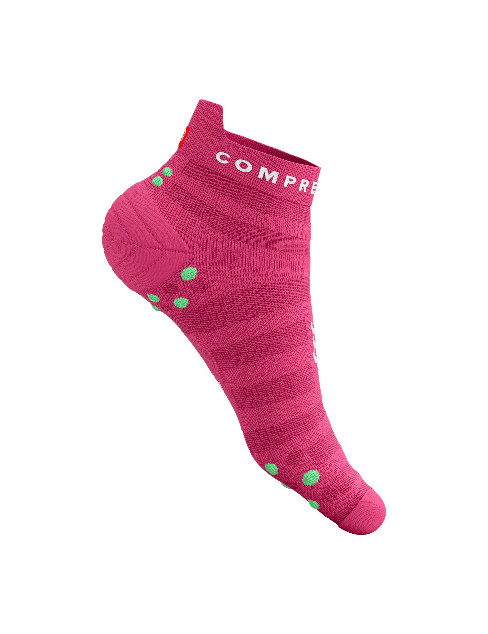Pro Racing Socks v4.0 Ultralight Run Low HOT PINK/SUMMER GREEN