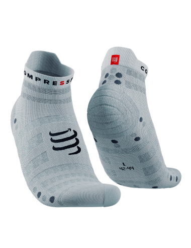 Pro Racing Socks v4.0 Ultralight Run Low - White/Alloy