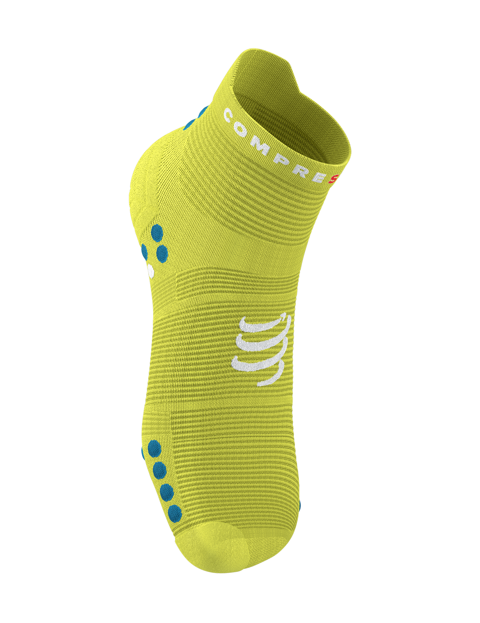 Pro Racing Socks v4.0 Run Low - Primerose/Fjord Blue