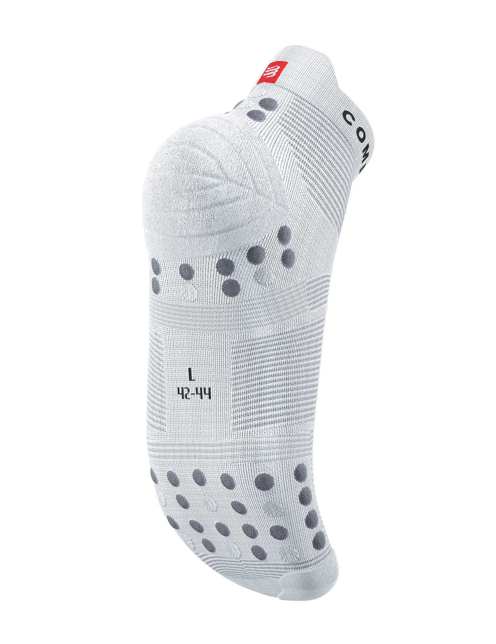 Pro Racing Socks v4.0 Run Low - White/Alloy
