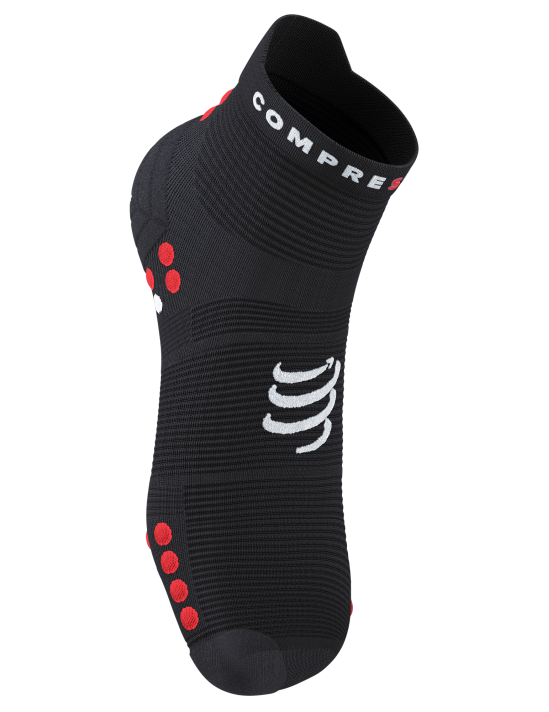 Pro Racing Socks v4.0 Run Low - Black/Red