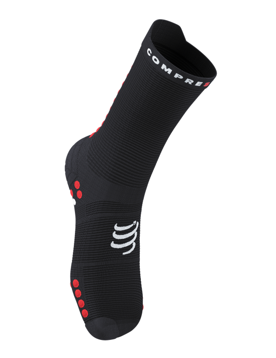 Pro Racing Socks v4.0 Run High - Black/Red
