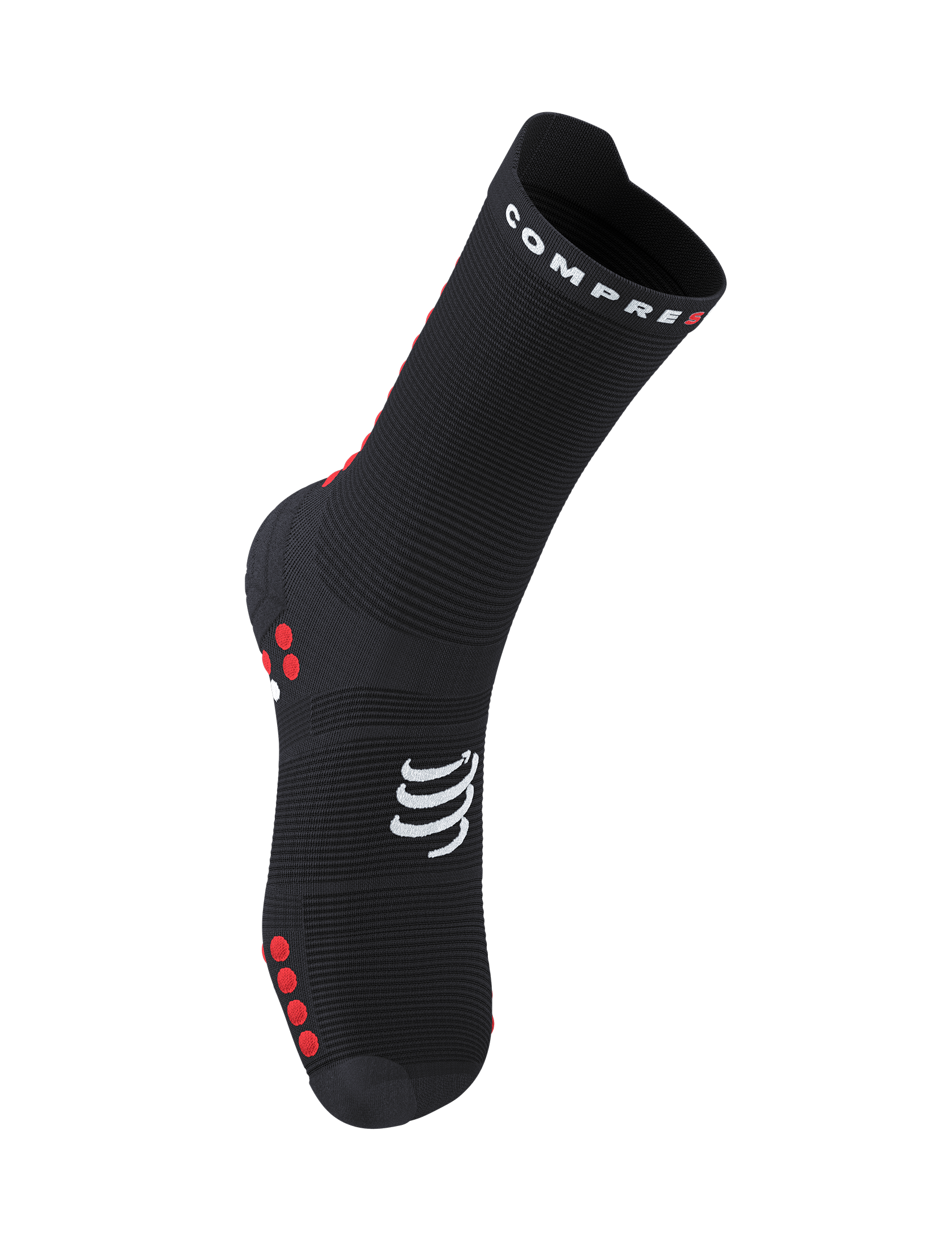 Pro Racing Socks v4.0 Run High - Black/Red