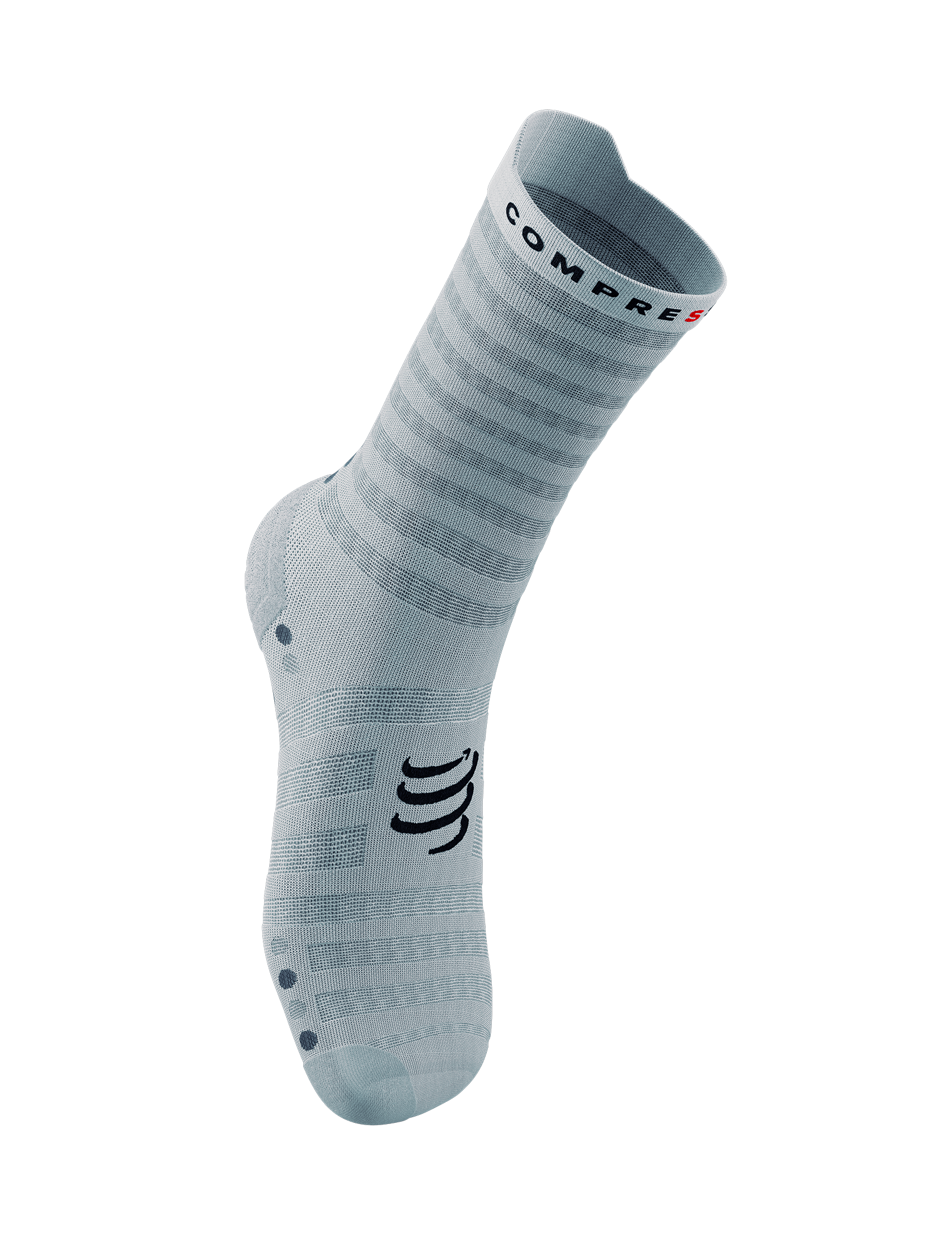 Pro Racing Socks v4.0 Ultralight Run High - White/Alloy