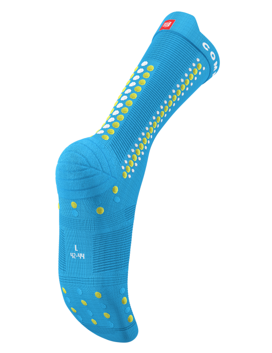 Pro Racing Socks v4.0 Bike - Fluo Blue/Primrose