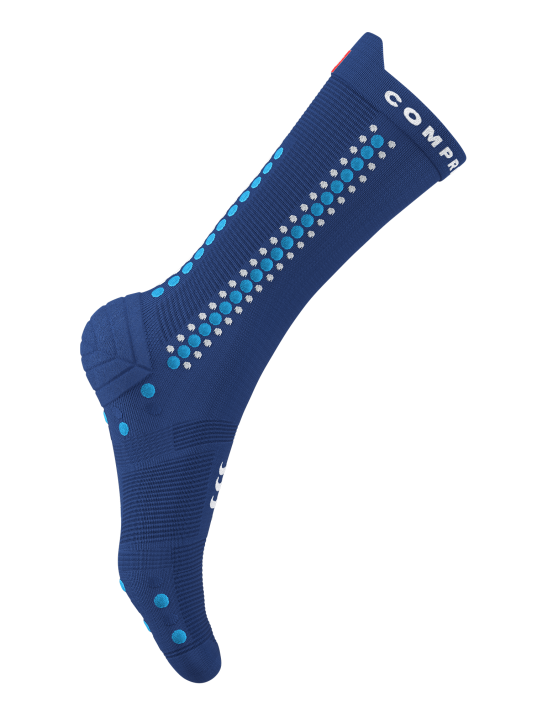 Pro Racing Socks v4.0 Bike - Sodalite/Fluo Blue