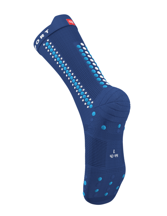 Pro Racing Socks v4.0 Bike - Sodalite/Fluo Blue