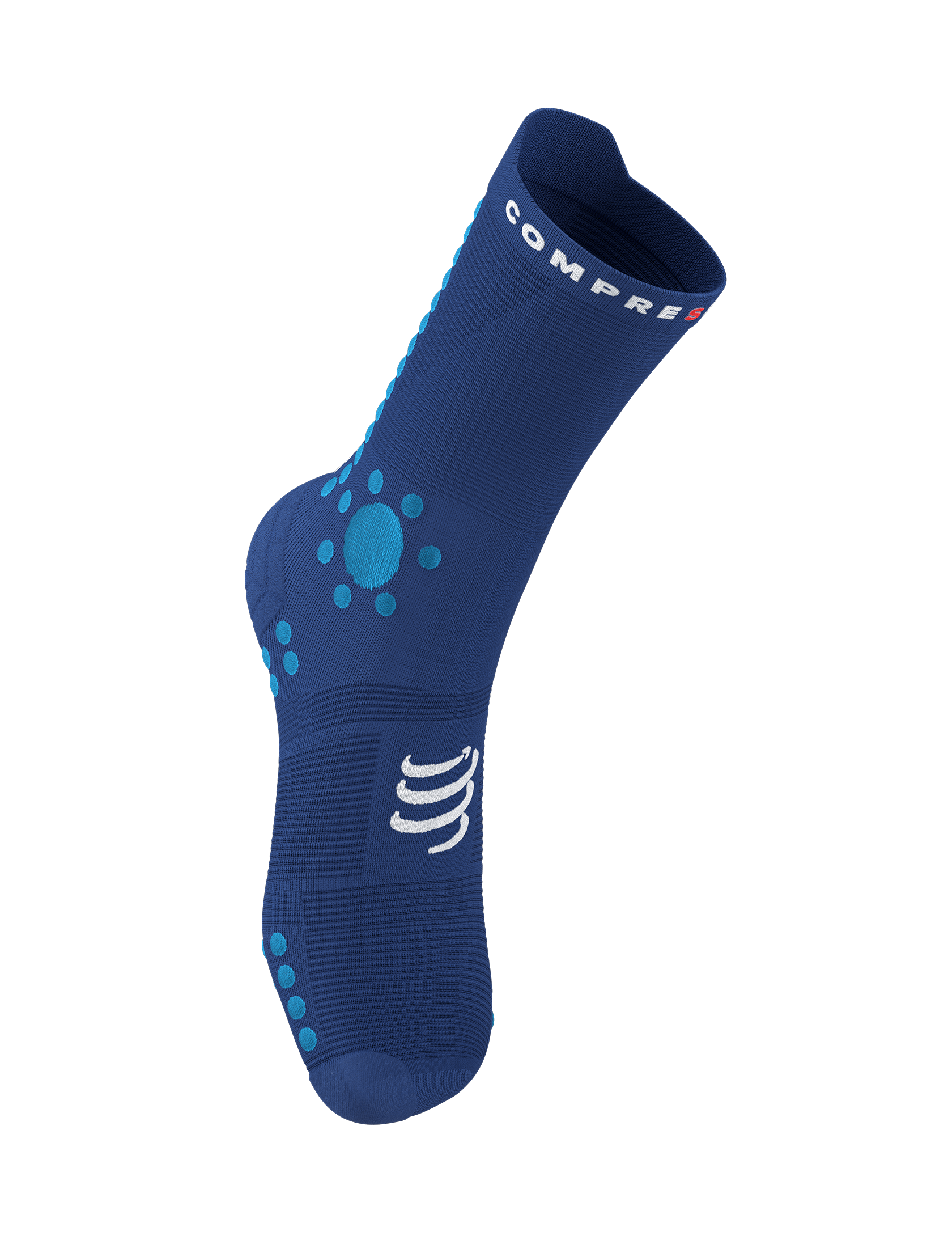 Pro Racing Socks v4.0 Trail - Sodalite/Fluo Blue