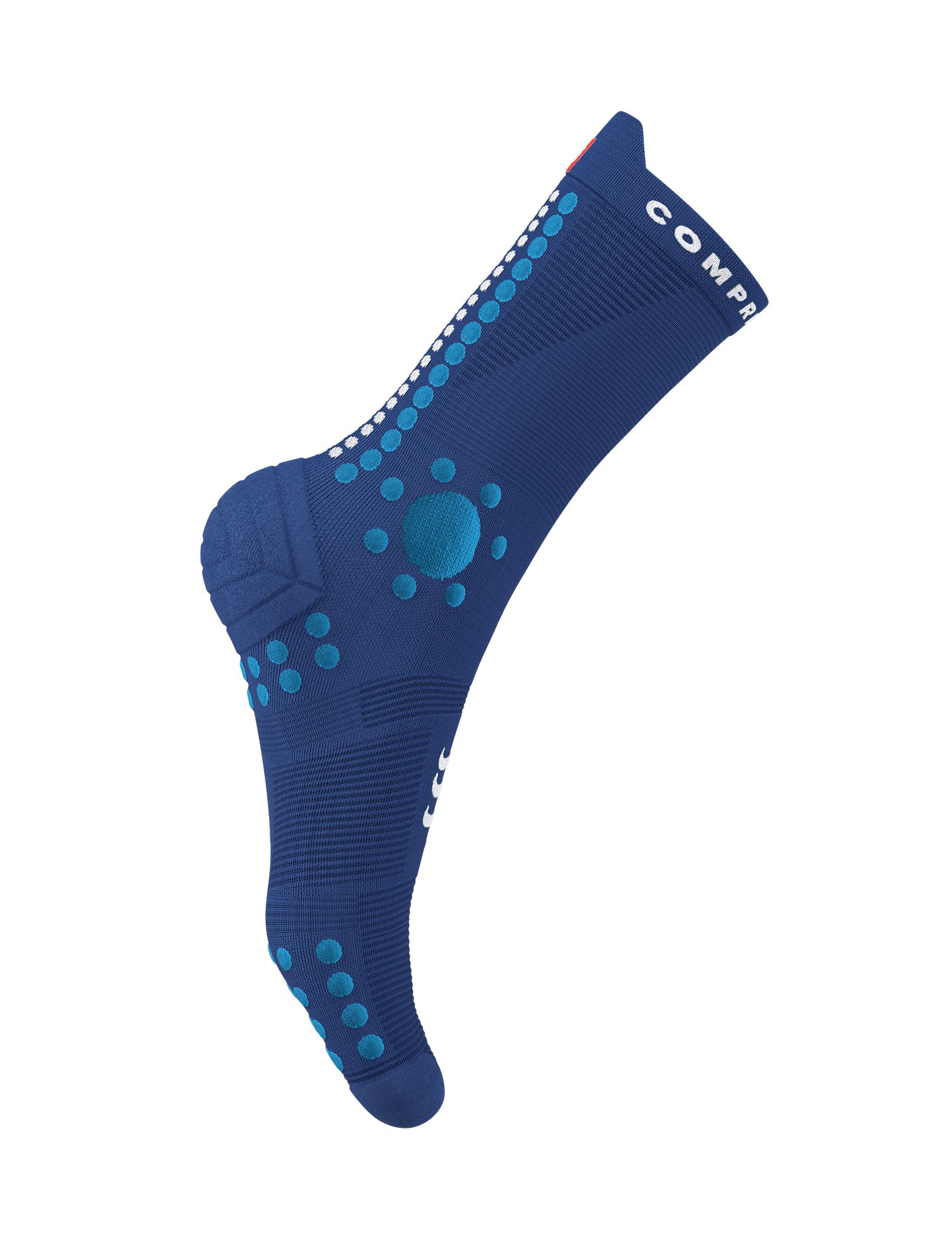 Pro Racing Socks v4.0 Trail - Sodalite/Fluo Blue