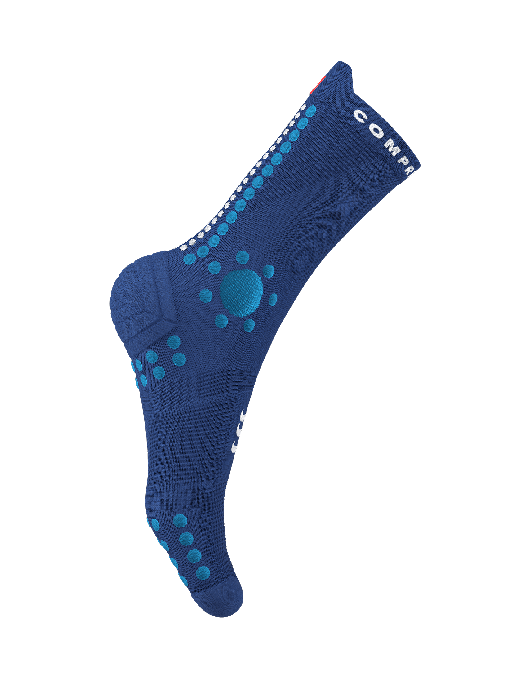 Pro Racing Socks v4.0 Trail - Sodalite/Fluo Blue