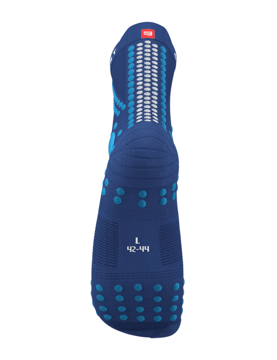 Pro Racing Socks v4.0 Trail - Sodalite/Fluo Blue