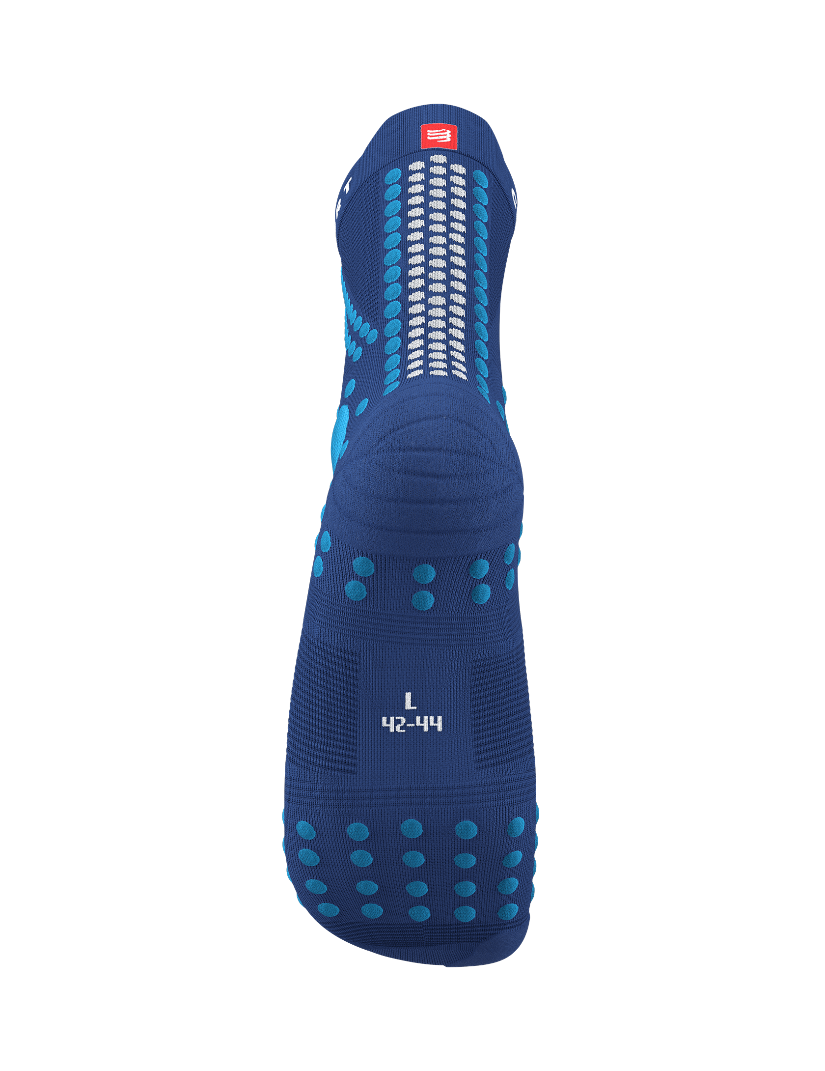Pro Racing Socks v4.0 Trail - Sodalite/Fluo Blue
