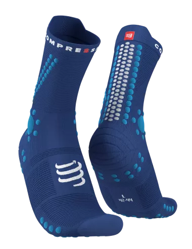 Pro Racing Socks v4.0 Trail - Sodalite/Fluo Blue