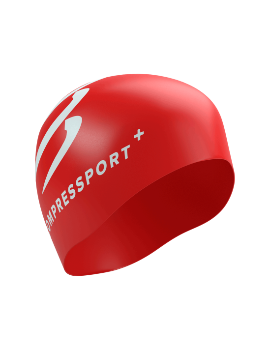 Swim Cap RED/WHITE