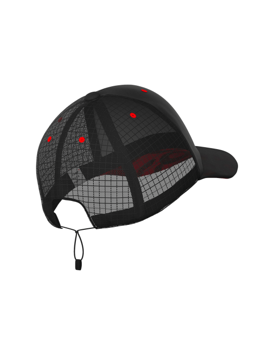 Racing Trucker Cap - Black/Red