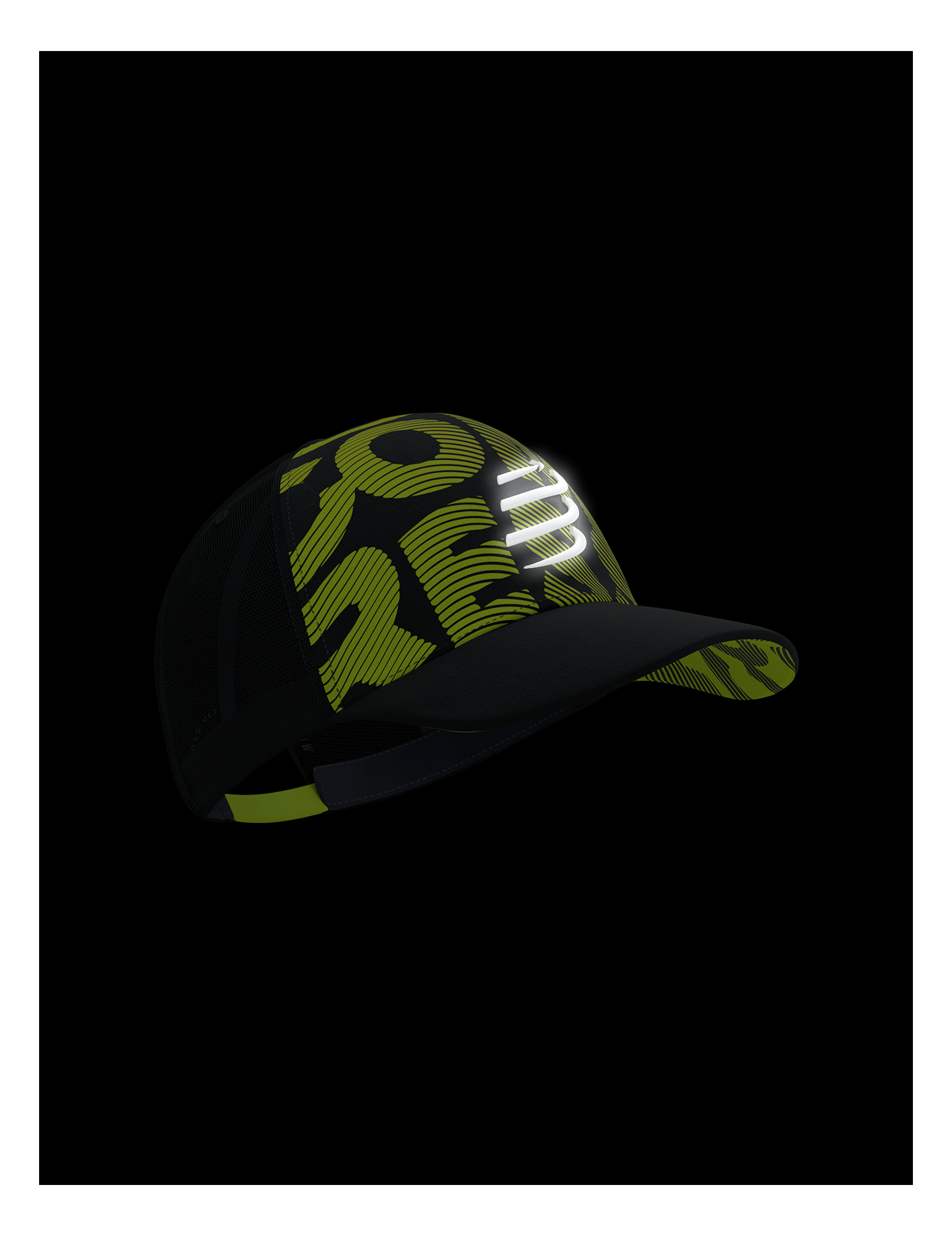 Trucker Cap Flash - Black/Fluo Yellow