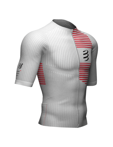 Tri Postural SS Top M - White/Orangeade