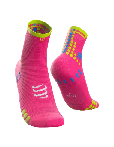 Pro racing socks v3.0 Run high fluo pink