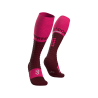 Alpine Ski Merino Full Socks - Cherry