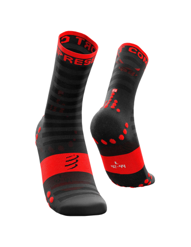 Calze da gara professionali v3.0 Ultralight Bike neri/rossi