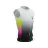 Tri Postural Aero Tank Top M - Black White Print