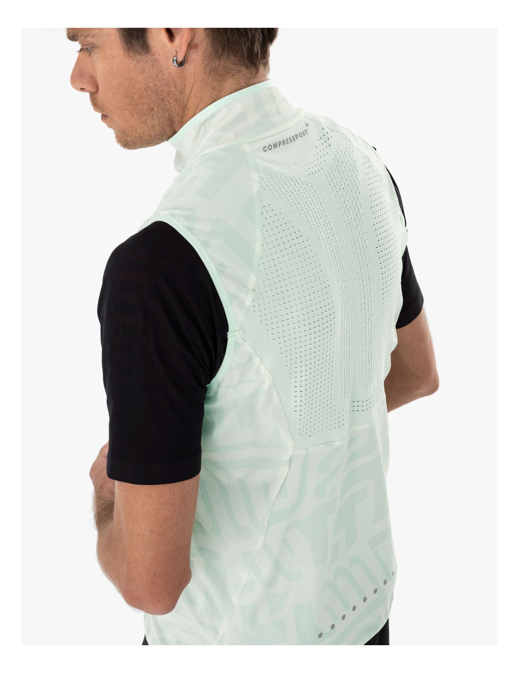 Hurricane Windproof Vest M - Sugar Ice Print